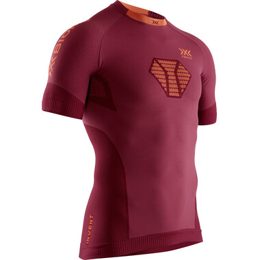 T-Shirt X BIONIC INVENT4.0 RUN SPEED Maniche Corte Bordeaux/Arancione 2023 0